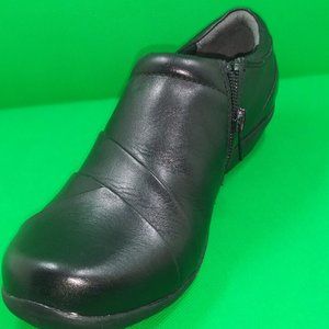 Bjorndal black leather clogs, size 6.5